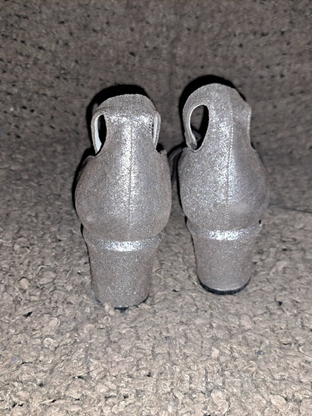 ANTHROPOLOGIE-LIEN DO-Metallic Suede-Pachuca Lace Up Tassel Heel-Sz 10-Near Min - Picture 6 of 8